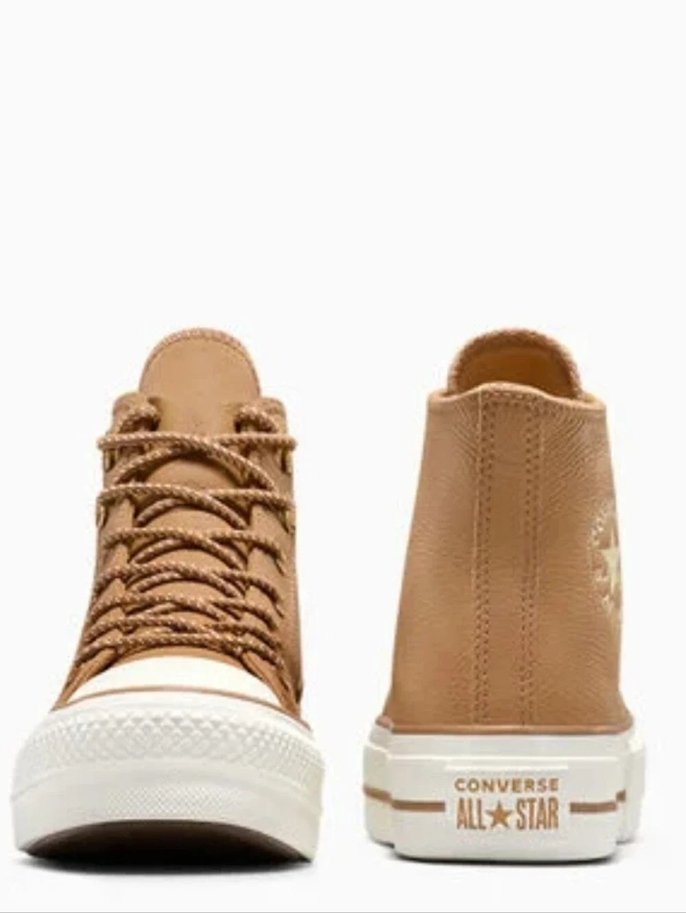 Converse Chuck Taylor All Star Lift Platform Glam Leather Sneakers-Incensed/Egre - Picture 5 of 13